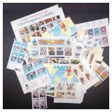 nice assortment of unused US stamps circa 1990