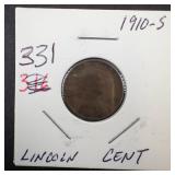 1910-S Lincoin Cent