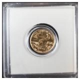 American Eagle 1/10oz Fine Gold 5 Dollars - MS66 Certified -1999-