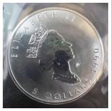 4 Uncirculated 1990 Canadian Silver Dollars