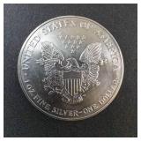 2001 Silver Eagle 1oz Fine Silver One Dollar Coin