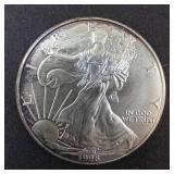 1998 Silver Eagle 1oz Fine Silver One Dollar Coin