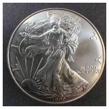 1999 Silver Eagle 1oz Fine Silver One Dollar Coin