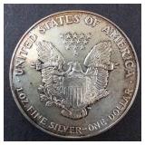 1993 Silver Eagle 1oz Fine Silver One Dollar Coin
