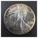 1989 Silver Eagle 1oz Fine Silver One Dollar Coin