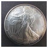 1994 Silver Eagle 1oz Fine Silver One Dollar Coin