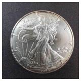1996 Silver Eagle 1oz Fine Silver One Dollar Coin
