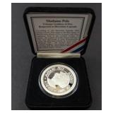 Madame Pele Volcano Goddess of Fire Respect .999 Fine Silver Coin in Case