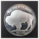 1 Oz Buffalo Silver Round .999 Silver Round