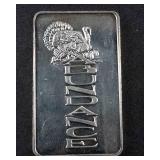 1973 Shirl Joseph Winter Abundance 1 Oz .999 Silver Bar in Case