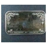 "Happy Anniversary" 1oz .999 Fine Silver Artbar NOT ENGRAVED