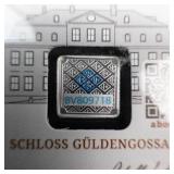 Geiger Premium 1 Gram .999 Silver Square Feinsilbar Cameo Proof