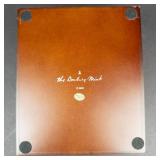 American History Silver Bullion Collection "The Danbury Mint" Wooden Box