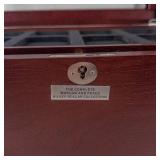 The Complete Morgan and Peac Silver Dollar Collection Wooden Chest with Drawers (No Key)