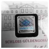 Geiger Premium 1 Gram .999 Silver Square Feinsilbar Cameo Proof