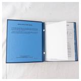 4 (Empty) Coin Binders and US Silver Eagles 1986 Collection Booklet