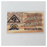 American Certified Bullion, .000571 of .999 oz