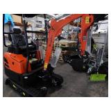 NEW CFG NT18K DIESEL Mini Excavator with Hydraulic Thumb, and Side Swing Boom!!!