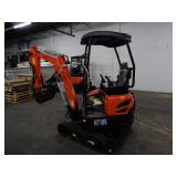 NEW CFG NT18K DIESEL Mini Excavator with Hydraulic Thumb, and Side Swing Boom!!!