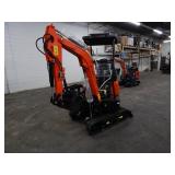 NEW CFG NT18K DIESEL Mini Excavator with Hydraulic Thumb, and Side Swing Boom!!!