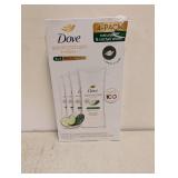 NEW DOVE ADVANCED CARE INVISIBLE PLUS DEODORANT 4PK