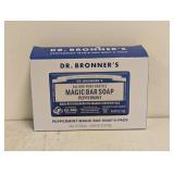 NEW DR BRONNERS MAGIC BAR SOAP PEPPERMINT 6PK