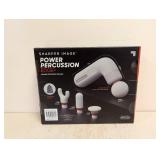 SHARPER IMAGE POWER PERCUSSION EDGE + PORTABLE PERCUSSION MASSAGER