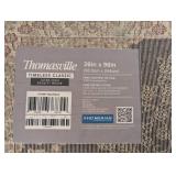 THOMASVILLE GERTMENIAN ULTRA HIGH DENSITY WEAVE RUG RIAS BLACK