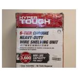 HYPER TOUGH 6-TIER CHROME HEAVY DUTY WIRE SHELVING UNIT