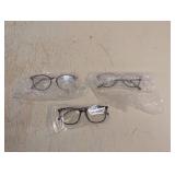 FOSTER GRANT +2.00 READING GLASSES 3PK
