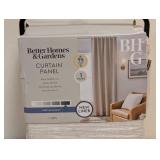 NEW BETTER HOMES & GARDENS BLACKOUT CURTAIN PANEL CREAM