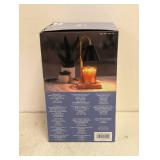 MIKASA HOME ACCENTS ADJUSTABLE HEIGHT CANDLE WARMER (BLACK)