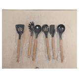 SILICONE COOKING UTENSIL SET