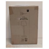 NEW MAINSTAYS RECHARGEABLE LED TOUCH LAMP 2PK