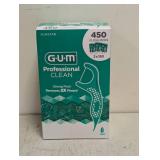 GUM PROFESSIONAL CLEAN FLOSS PICKS 450PK