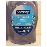 NEW SOFTSOAP ADVANCED CLEAN REFILL HAND SOAP 2PK