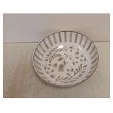 NEW BETTER HOMES & GARDENS MELAMINE SERVICE BOWL GRAY