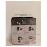 GLOBE RECHARGEABLE SCONCES 2PK (MATTE BLACK FINISH)