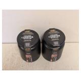 (2) THYME & TABLE CERAMIC CANISTER WITH LID