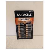NEW DURACELL AA BATTERIES 40PK