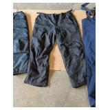 (3) PAIRS OF SNOWPANTS (2 BLACK + 1 BLUE)