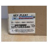 BOX OF PUROLATOR 20x25x1 FILTERS