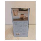 EVERGREEN LED GLASS CUBE TOWERS 3PK