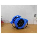 B-Air 1/4 HP Air Mover Blower Fan for Water Damage Restoration Carpet Dryer Floor Home and Plumbing Use in Blue