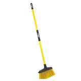Quickie Jobsite Multi-Surface Fiberglass Handle Angle Broom