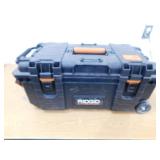 RIDGID Pro Gear System Gen 2.0 Mobile Job 28 in Durable Rolling Tool Box With Telescopic Handle