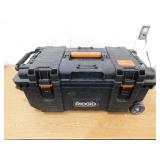 RIDGID Pro Gear System Gen 2.0 Mobile Job 28 in Durable Rolling Tool Box With Telescopic Handle