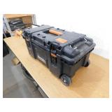RIDGID Pro Gear System Gen 2.0 Mobile Job 28 in Durable Rolling Tool Box With Telescopic Handle