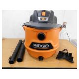 RIDGID 14 Gal. 6.0 Peak HP NXT Shop Vacuum Wet Dry Vac with Fine Dust Filter, Locking Hose, Wands and Attachments HD1400