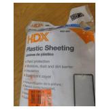 HDX 10 ft. x 25 ft. Clear 3.5 mil Plastic Sheeting (2-Pack)
